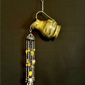 Decorative Hanging Water Jug with Beads